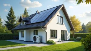 maison panneau solaire pompe a chaleur 2025