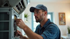 technicien maintenance climatisation interieur maison