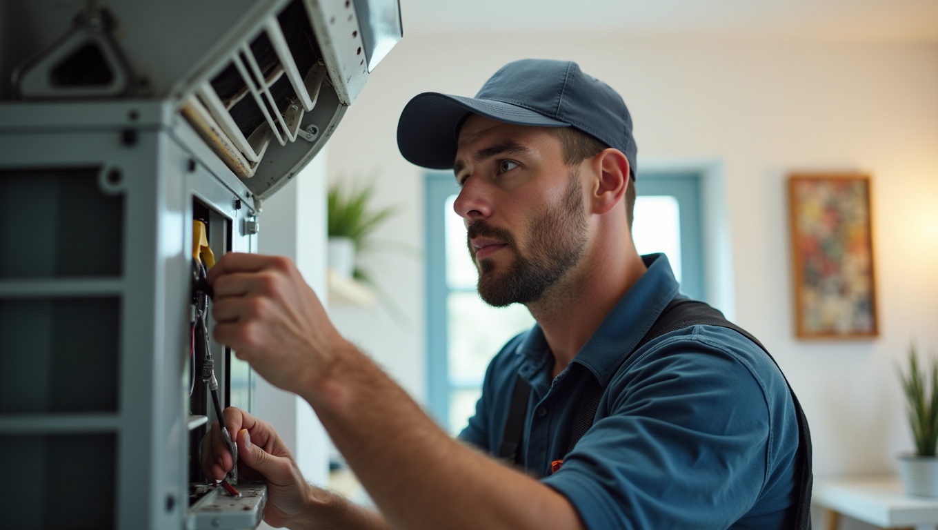 technicien maintenance climatisation interieur maison