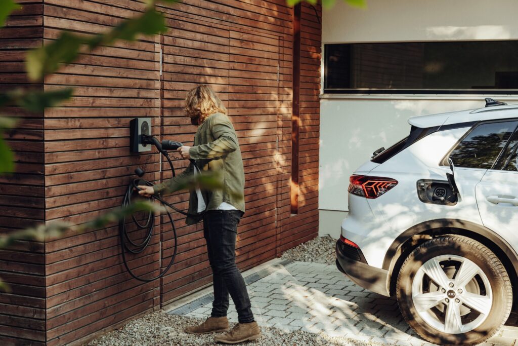 borne garage recharge voiture electrique